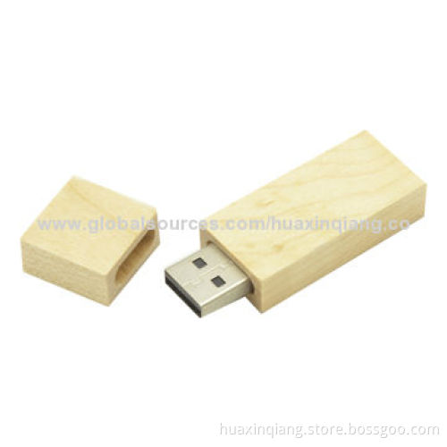 USB Flash Disk, Wood Material, Environmental Protection